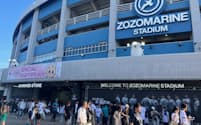 移転を予定するZOZOマリンスタジアム(千葉市)