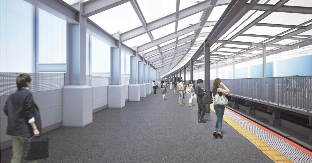 JR横須賀線・武蔵小杉駅、12月から新ホーム 混雑緩和へ
