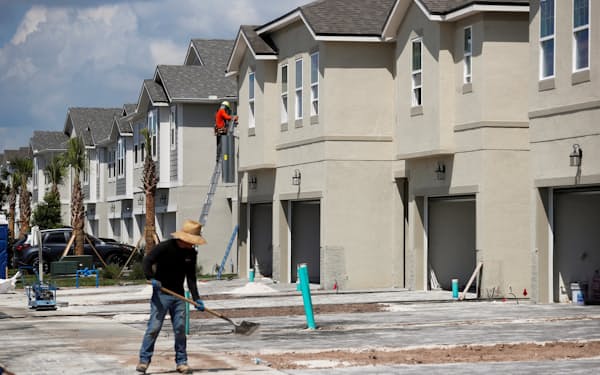 米住宅市場が減速するなか、着工件数は大幅に増加した（米フロリダ州）＝ロイター