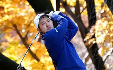 米ツアー2年目に臨む金谷拓実。日本男子6人目の優勝を目指す(東京よみうりCC)=共同