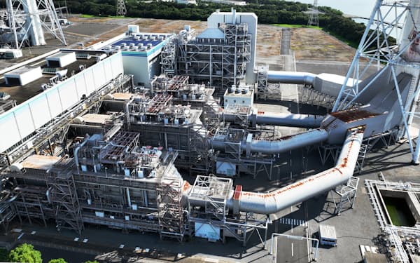 大分市の臨海部にある九州電力の新大分発電所