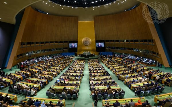 国連総会の一般討論演説では、欧米諸国から危機感を訴える声が相次いだ＝国連提供