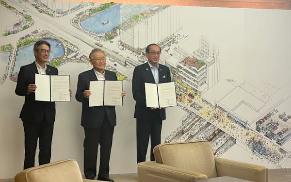 広島市とJR西日本広島支社、広島電鉄は覚書を締結した
