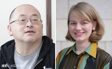 杉江松恋氏(写真左)、マライ・メントライン氏