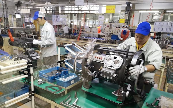 パナソニックホールディングスが中国にもつ冷蔵設備関連の工場（2019年12月、遼寧省大連市）