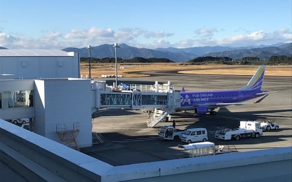 静岡空港は新型コロナの影響で国際線の全便欠航が続いている