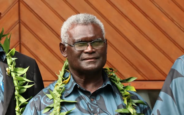 ソロモン諸島のソガバレ首相
