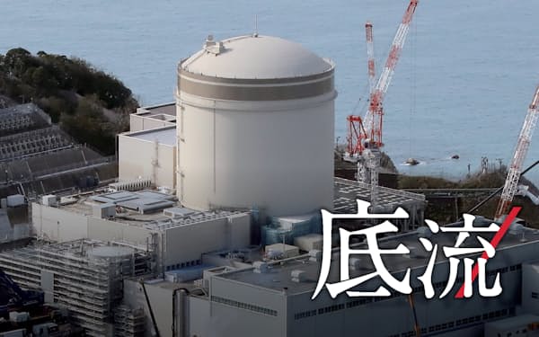 運転開始から40年を超えた関西電力の美浜原子力発電所3号機(福井県美浜町)