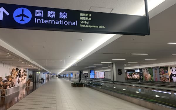 新千歳空港の国際線定期便は7月に再開した