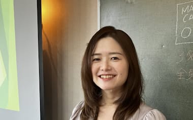 おとうふさんは「イベントの司会進行の役割は重い」と話す(神奈川県二宮町)