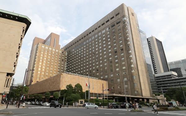 全国平均のホテル稼働率は６５％に回復した（東京都千代田区の帝国ホテル東京）