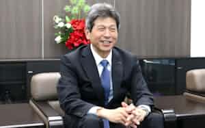 ダイフクの寺井友章社長 ダイフクの寺井友章社長