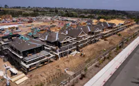 米カリフォルニア州の住宅建設風景=ロイター
