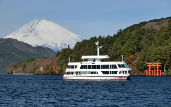 伊豆箱根鉄道は芦ノ湖の遊覧船事業を売却する