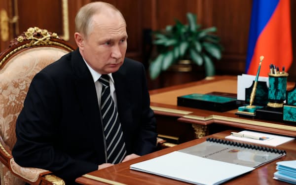 ロシアのプーチン大統領（4日）=AP