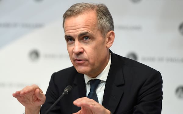 FILE PHOTO: Mark Carney, Governor of the Bank of England (BOE) attends a news conference at Bank Of England in London, Britain March 11, 2020. Peter Summers/Pool via REUTERS/File Photo/File Photo