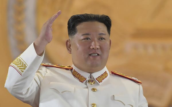 北朝鮮の金正恩総書記は日米韓に対する威嚇を繰り返している=朝鮮中央通信・AP