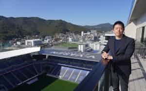 ジャパネットHDの高田旭人社長兼CEO(1月中旬、長崎スタジアムシティ) ジャパネットHDの高田旭人社長兼CEO(1月中旬、長崎スタジアムシティ)