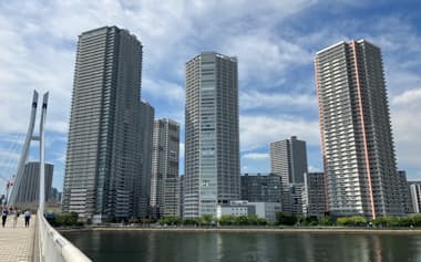 江東区のタワーマンション群