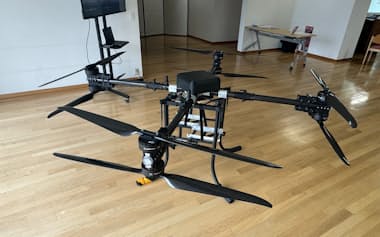 ODCは20日、80キログラムまでの重量物を運搬可能な大型ドローン「ODC-X80」を公開した