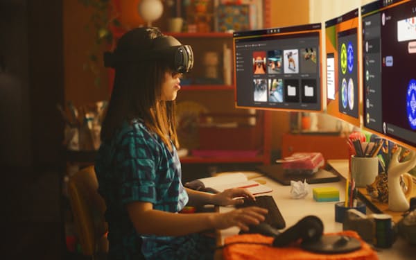 高性能の「メタクエストプロ」は仕事などでの利用を想定する