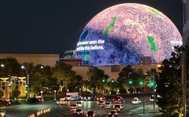 ラスベガス名物の球体型エンタメ施設「スフィア」(写真)がワシントンに進出する