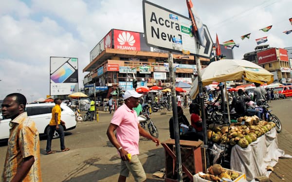 フロンティア市場の多くはアフリカにある（ガーナの首都アクラ）＝ロイター
