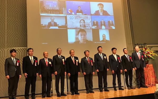 関経連は日中国交正常化50周年を記念するイベントを開いた（13日、大阪市内）