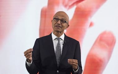 マイクロソフトのナデラCEOはインド・ハイデラバードの出身だ=ロイター