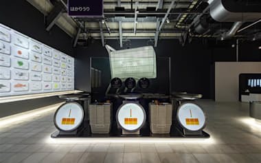 大阪・関西万博のパビリオン「アースマート」で展示されていた「いのちのはかり」 ©EARTH MART / EXPO2025