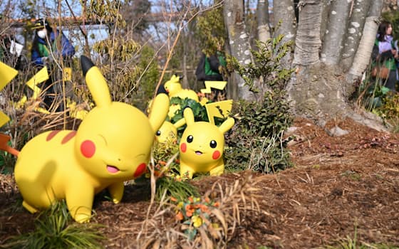 報道公開されたポケモン初の屋外常設施設「ポケパーク カントー」の「ポケモンフォレスト」(26日、東京都稲城市のよみうりランド) 報道公開されたポケモン初の屋外常設施設「ポケパーク カントー」の「ポケモンフォレスト」(26日、東京都稲城市のよみうりランド)