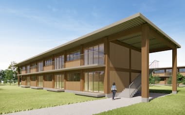 28年1月ごろの完成を予定する復興公営住宅のイメージ