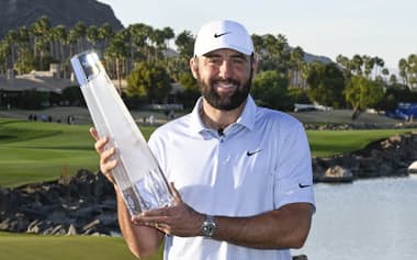 今季初戦で通算20勝目を飾ったスコッティ・シェフラー。20代での達成は史上3人目=Denis Poroy-Imagn Images・ロイター