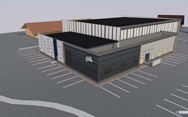 専用練習施設「スサマジ・ビレッジ」のイメージ(©SHIMANE SUSANOO MAGIC)