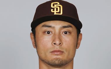 パドレスのダルビッシュ有=共同