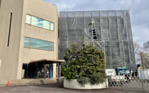 三重大では半導体の研究拠点新設に向けて工事が進む(1月、津市) 三重大では半導体の研究拠点新設に向けて工事が進む(1月、津市)