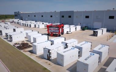 蓄電システムを生産する海辰儲能の米テキサス工場(同社SNSから)