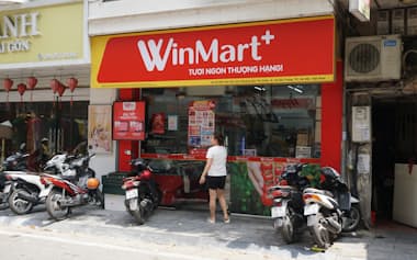 マサングループが運営するミニマート「ウィンマートプラス」(2023年、ハノイ)