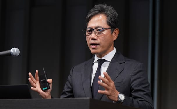 2022年9月6日に開催された「Super DX/SUM」で講演するフォーティネットジャパンの田井社長