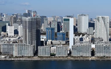 東京都心のマンション群