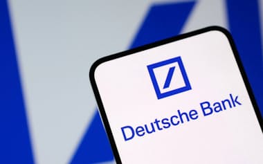 ドイツ銀行は過去の訴訟関連費用が重荷になっていた(同行のロゴ)=ロイター