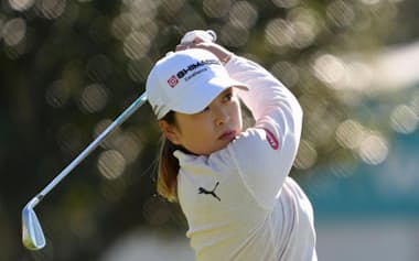 最終調整する西郷真央(28日、オーランド)=共同