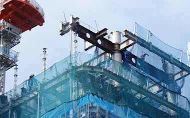 都内の建設工事現場