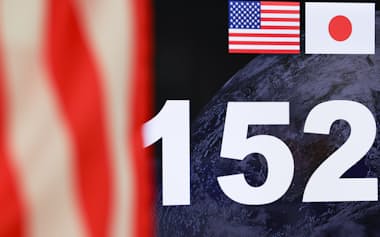 29日、再び一時1ドル=152円台まで円高が進んだ外国為替市場