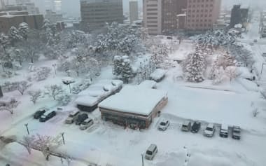 青森市内は大雪に見舞われた(1月28日)