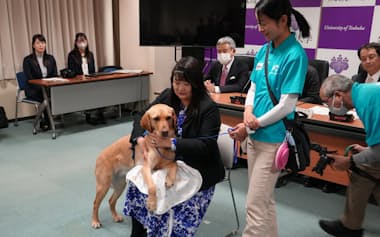 筑波大学付属病院は27年春からファシリティドッグを導入する=29日、茨城県つくば市