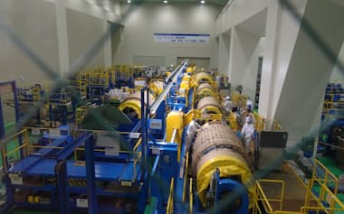 富士電機は受変電設備などの売り上げが好調だ(写真は千葉工場)