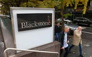 米ブラックストーンの業績が拡大している=ロイター 米ブラックストーンの業績が拡大している=ロイター