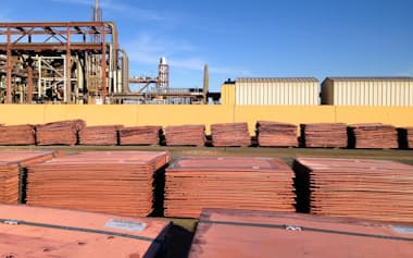 銅価格が急騰している=ロイター