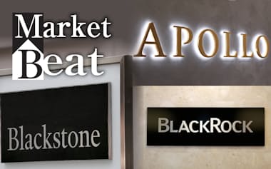 ファンド融資の市場では資金を引き揚げる動きがでている=NIKKEI montage/ロイター